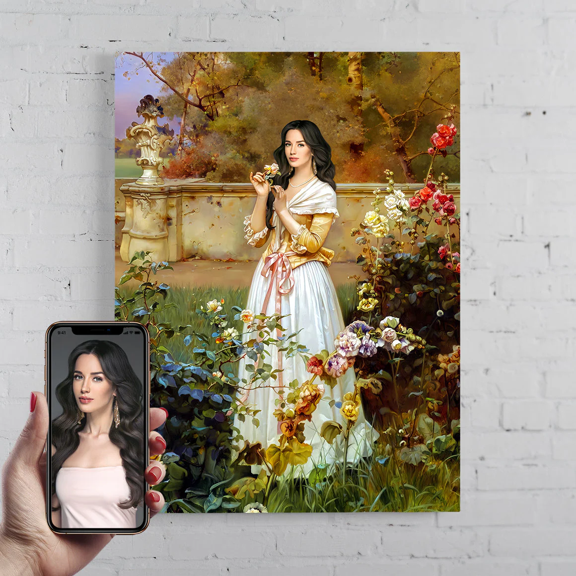 The Lady in the Rose Garden - Image 2
