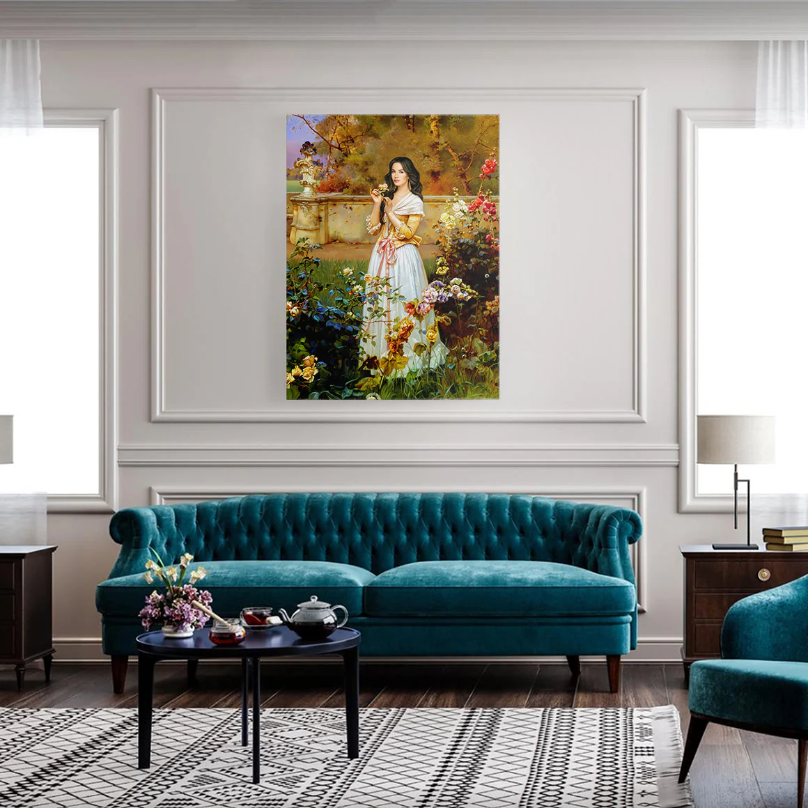 The Lady in the Rose Garden - Image 3